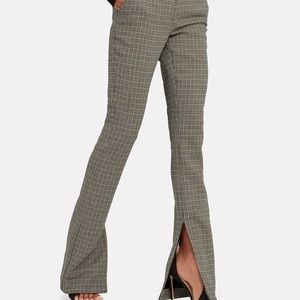ALC Plaid pants with slit
